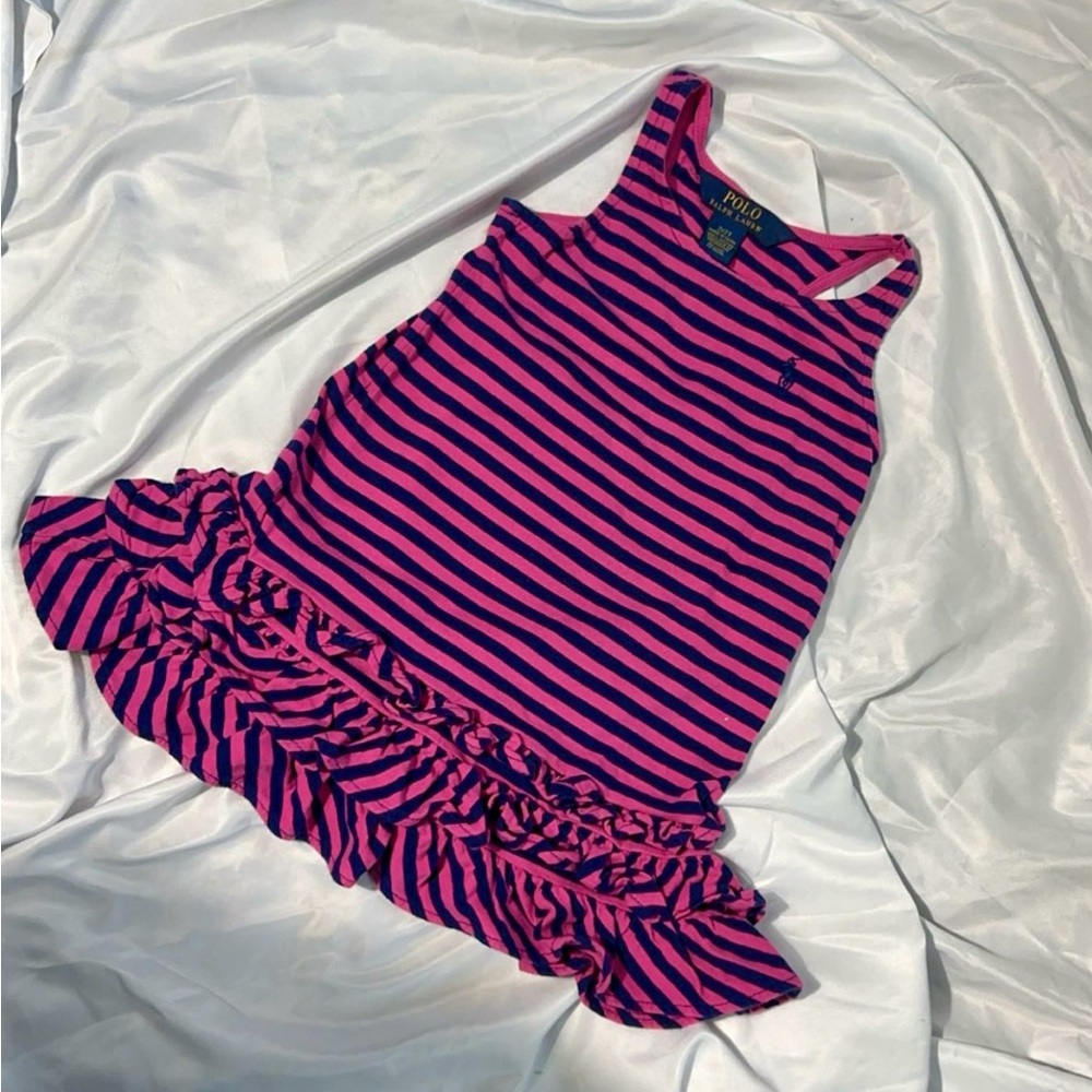 Polo by Ralph Lauren Pink Sleeveless Halter Sundress